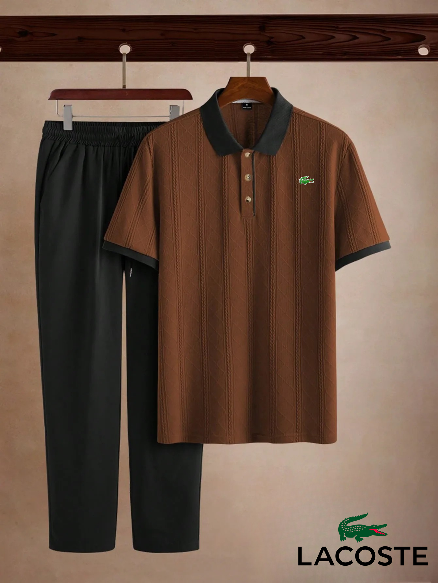 Lacoste Premium Polo & Byxset