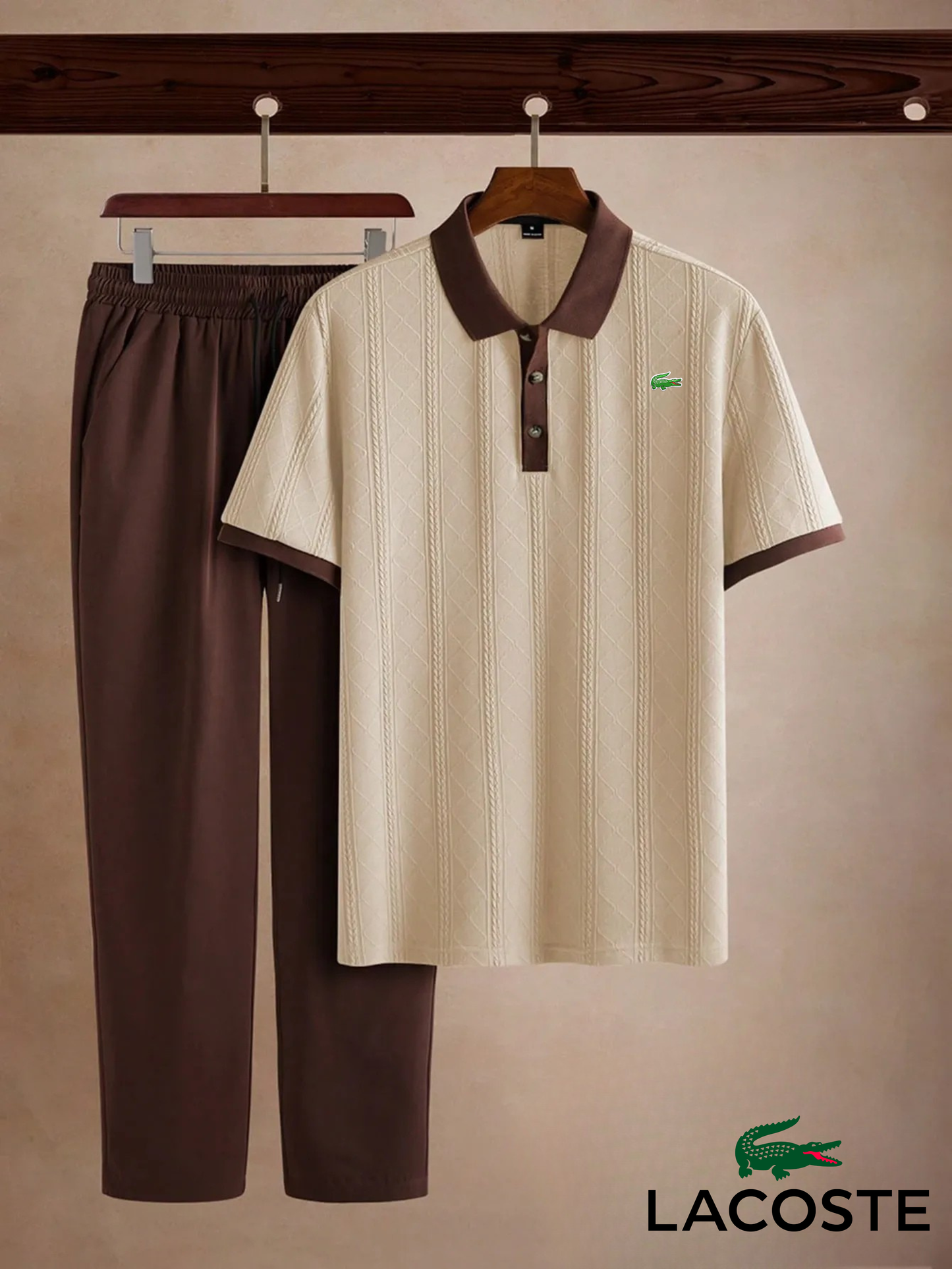 Lacoste Premium Polo & Byxset