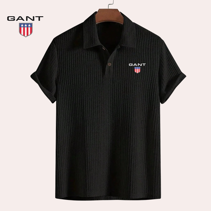 GANT® Premium Strukturerad Pikétröja | Herr Regular Fit