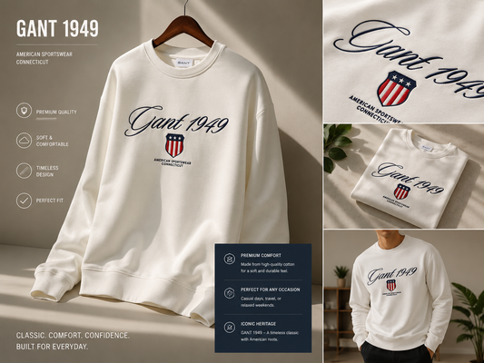 GANT 1949 Retro Crewneck Sweatshirt