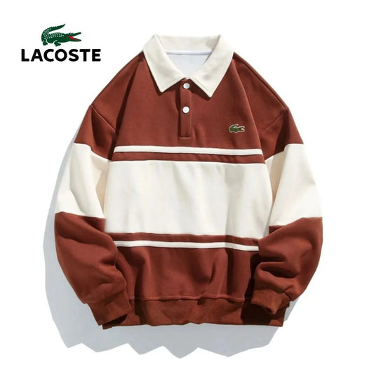 Lacoste Men's Rugby Sweatshirt | Premium Long Sleeve Polo