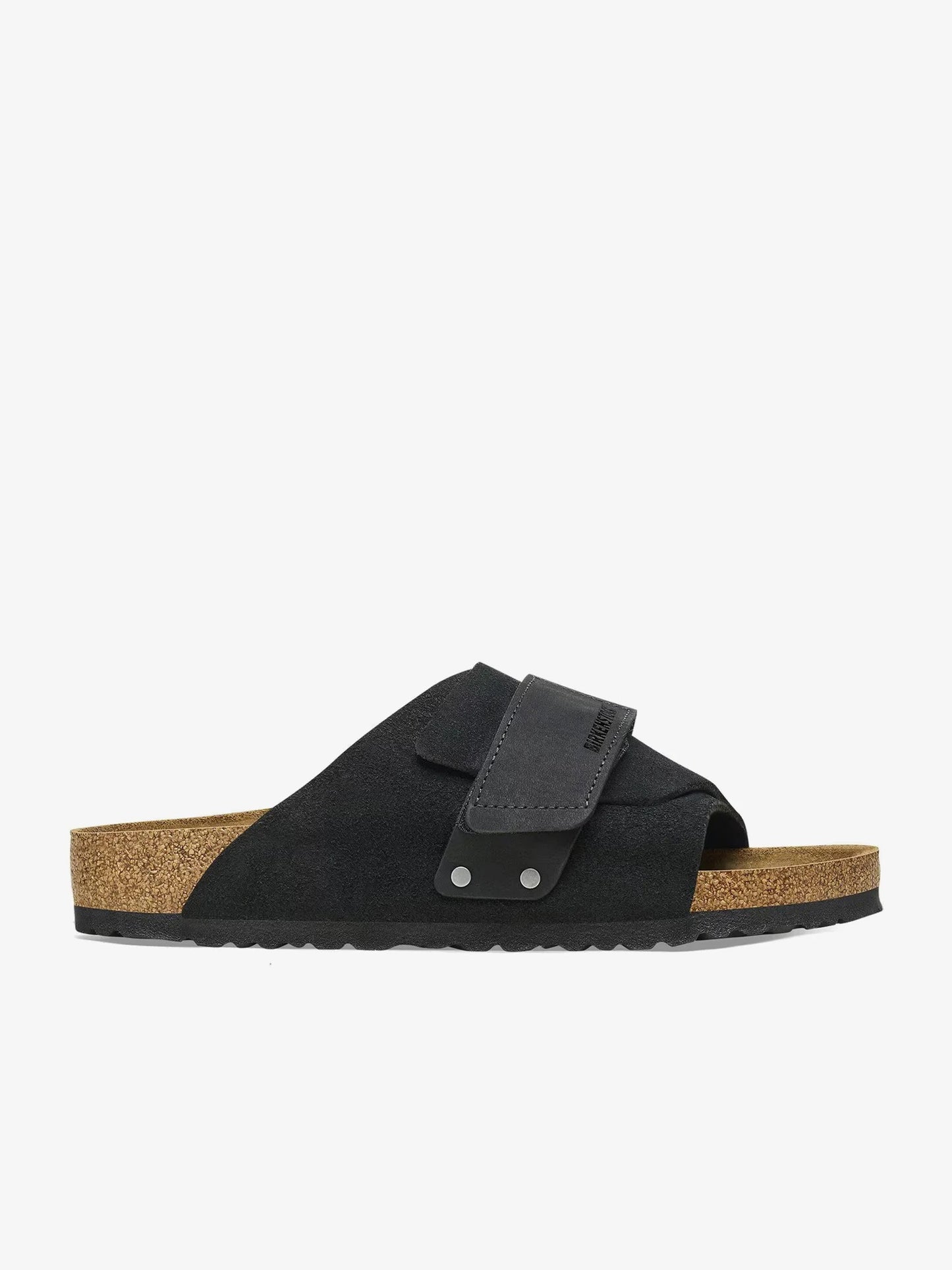 Birkenstock Kyoto Suede — Taupe & Black
