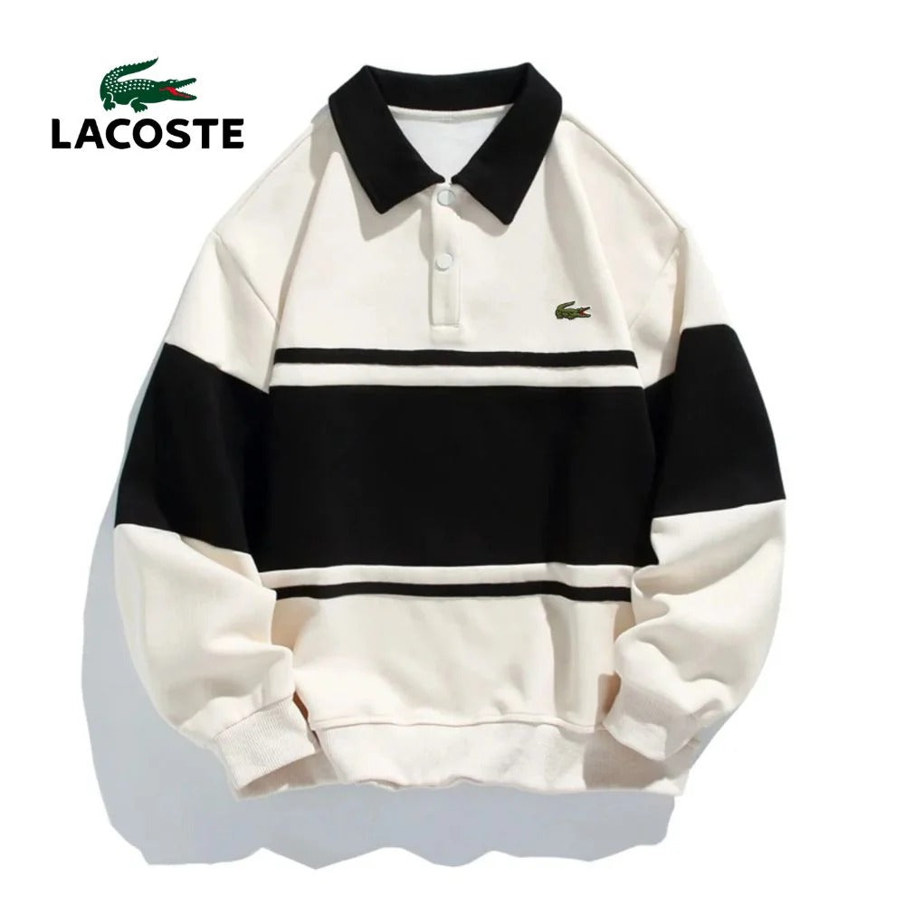 Lacoste Men's Rugby Sweatshirt | Premium Long Sleeve Polo