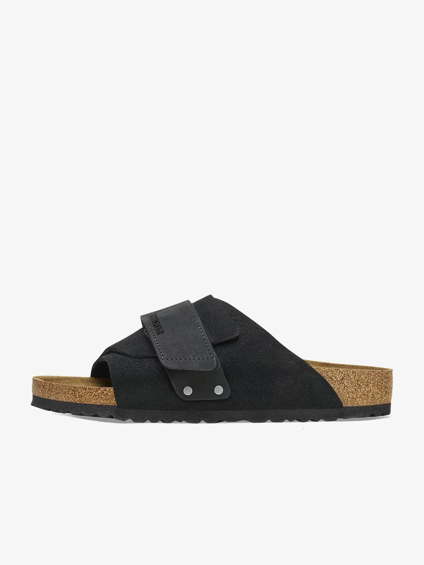 Birkenstock Kyoto Suede — Taupe & Black