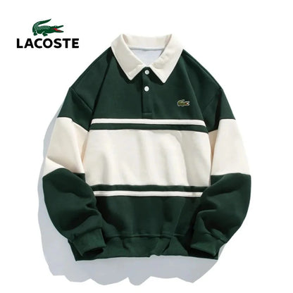 Lacoste Men's Rugby Sweatshirt | Premium Long Sleeve Polo